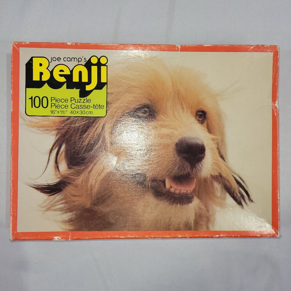 Joe Camp's Benji 100 Piece Vintage 1976 Jigsaw Puzzle by Waddingtons